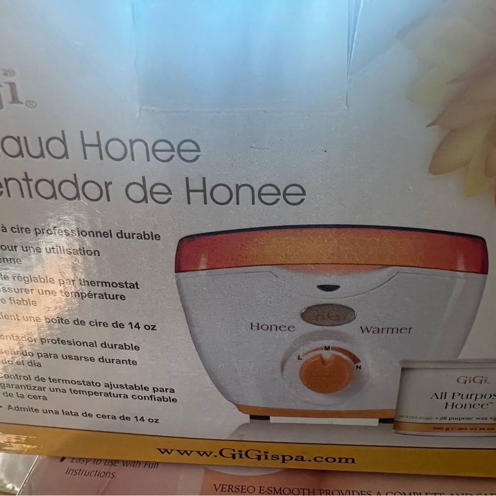 Honee Warmer - White and Orange